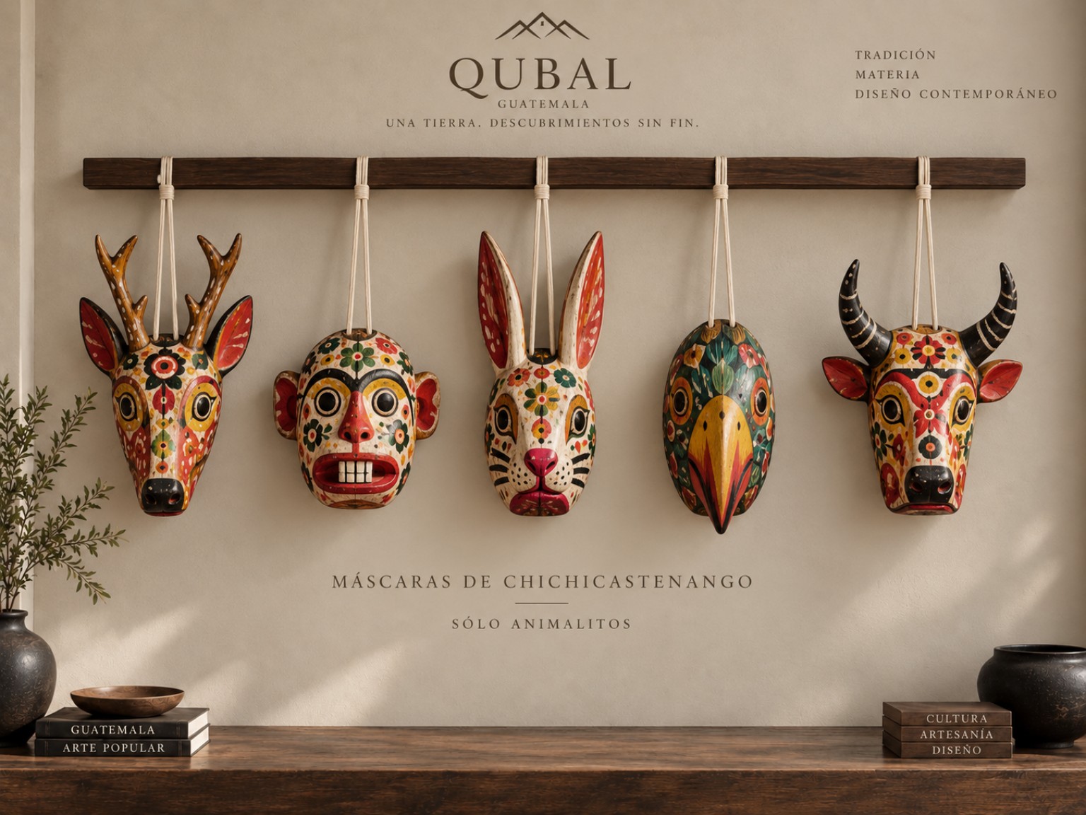 Chichicastenango mask wall set